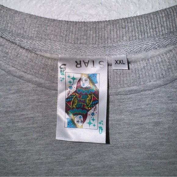 Smiley Crossbones Sweatshirt by Queen of Sparkles. - Picture 4 of 7